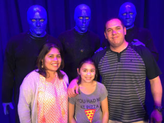 Meeting the Blue Man Group Orlando