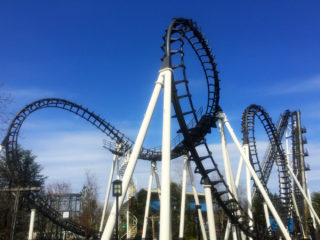Sidewinder roller coaster at Hersheypark