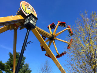 The Claw thrill ride at Hersheypark