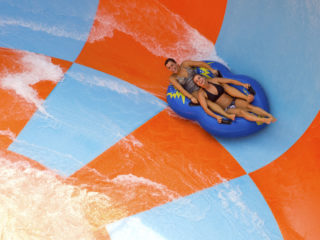 Vortex water ride at the Boardwalk in Hersheypark