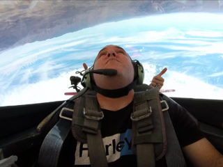 Me Flying Upside Down During My Sky Combat Ace Flight