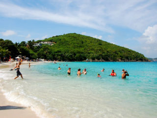 Coki Beach in St. Thomas, US Virgin Islands