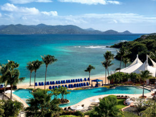 Pool and Beach of The Ritz-Carlton, St. Thomas