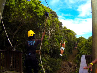 Ziplining in St. Thomas