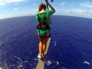 Walking the Plank on the Norwegian Escape Ropes Course