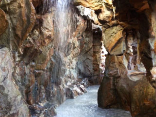 Waterfall Grotto on the  Norwegian Escape