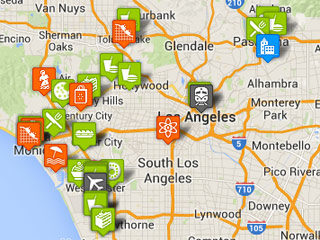 Los Angeles Tourist Map