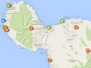 Maui Tourist Map