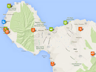 Maui Tourist Map