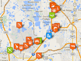Orlando Tourist Map
