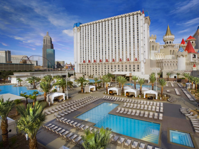 Pools of the Excalibur Hotel Las Vegas