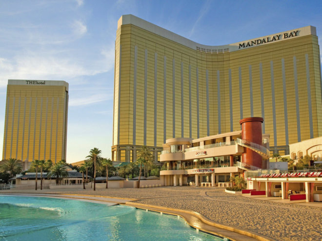 Mandalay Bay Beach is one of the best family pools in Las Vegas