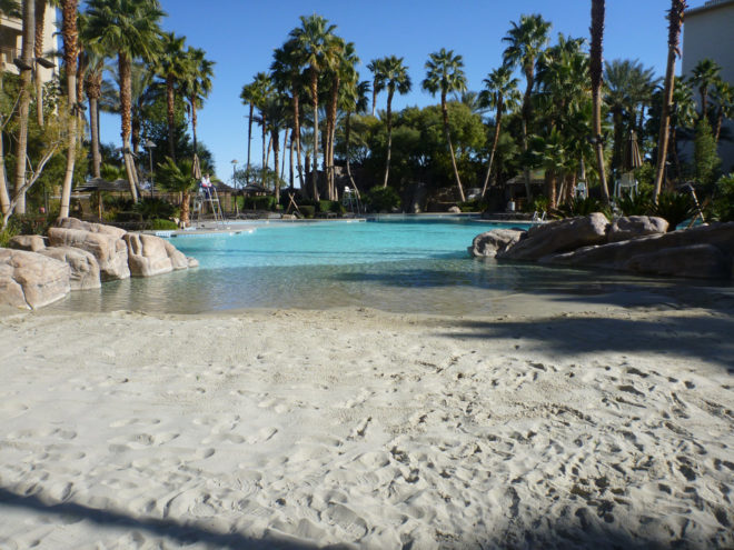 Tahiti Village Pool is one of the best family pools in Las Vegas