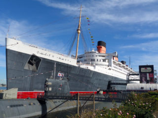 The Queen Mary and Scorpion Submarine