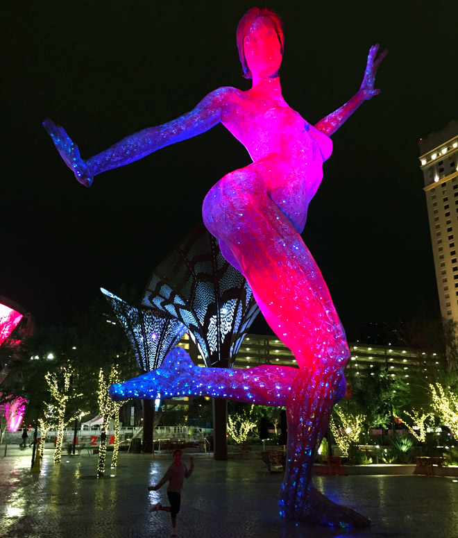 Bliss Dance Sculpture at The Park in Las Vegas