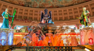 Fall of Atlantis Animatronic show at Caesars Palace Forum Shops