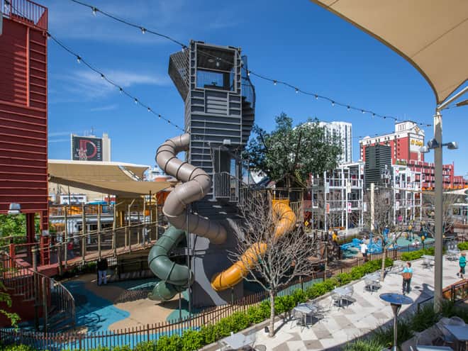 Treehouse Playground at Downtown Container Park