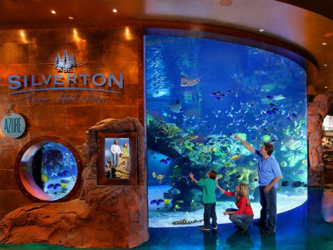 Aquarium at the Silverton Hotel