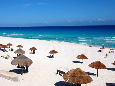Playa Delfines Beach in Cancun Mexico
