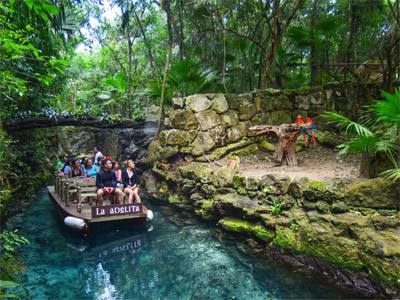 Xcaret Park Paradise River Jungle Cruise